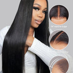 HD lace glueless wig human hair