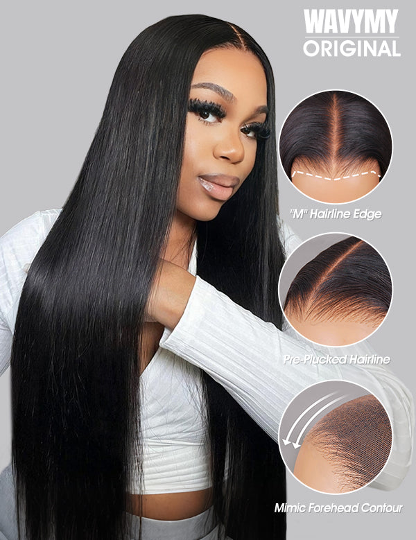 HD lace glueless wig human hair