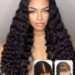 glueless water wave 9x6 lace wig