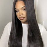 Wavymy Silky Press Yaki Straight M-Cap 9x6 Lace Wear & Go Pre-Everything Wig 180% Density