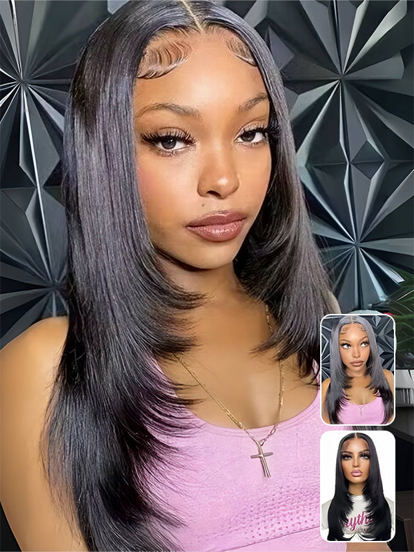 lace trendy layered wigs 
