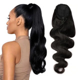 body wave drawstring ponytails