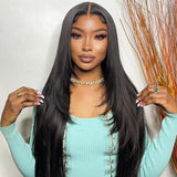 Wavymy 13x4 Lace Front Wig Straight Wig With Layers Cut Lace Wig