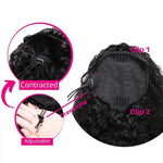 drawstring ponytail cap