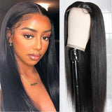 Wavymy Straight 4x4 Transparent Lace Closure Wig Human Hair Wig 180% Density