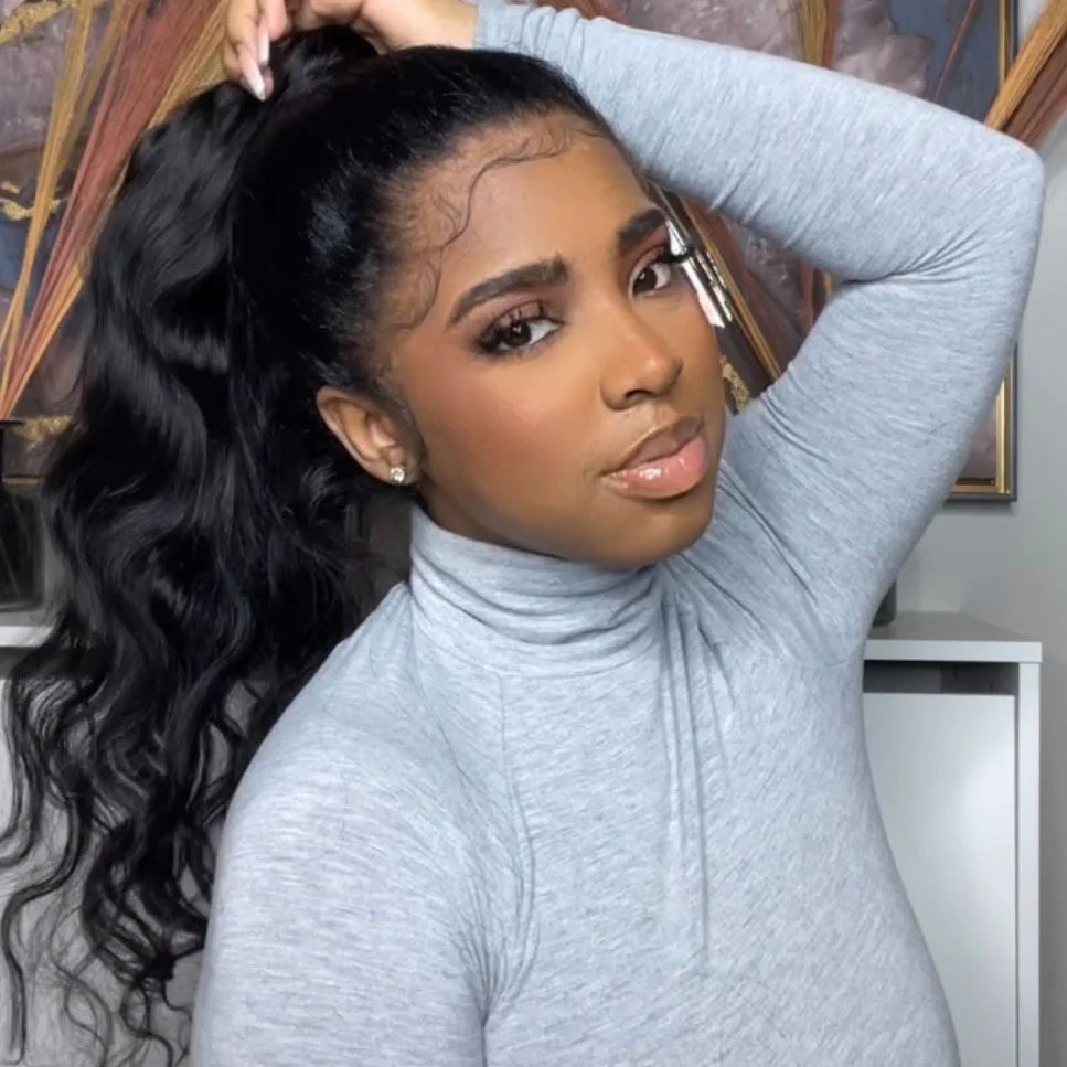 body wave ponytail extensions