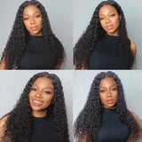 Wavymy Loose Deep Wave Human Hair 13x4 Lace Frontal With 4 Bundles