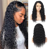 Wavymy Swiss HD Lace Wigs Water Wave 13x6 Lace Front Human Hair Wigs 8-30 Inch