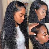 Wavymy Natural Look HD Lace Wigs Water Wave 5x5 Lace Closure Wig