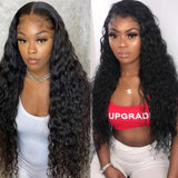 Wavymy Natural Look HD Lace Wigs Water Wave 5x5 Lace Closure Wig