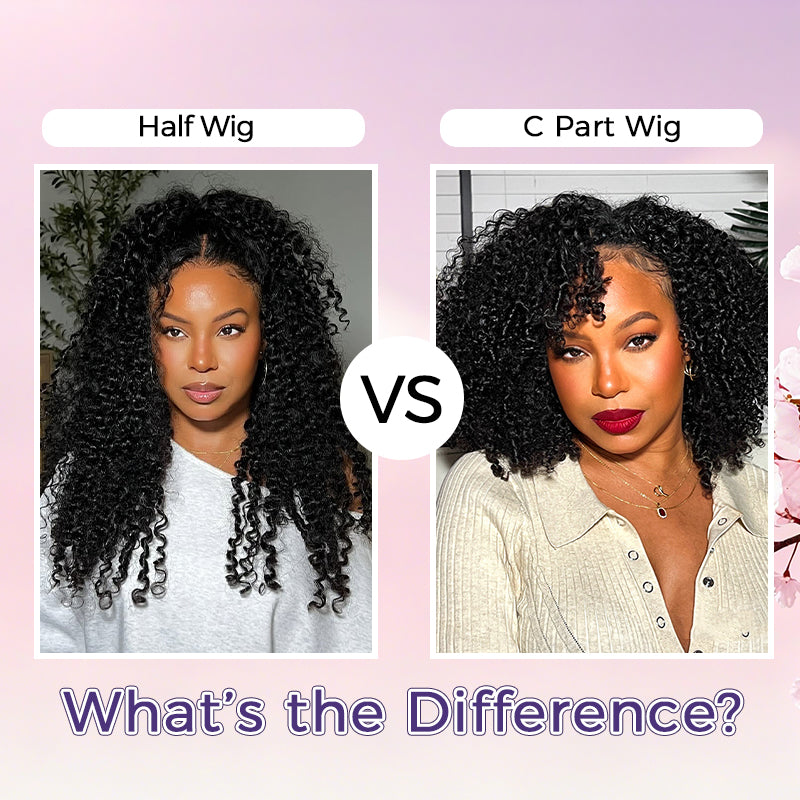 Half Wig vs C Part Wig: What’s the Difference?