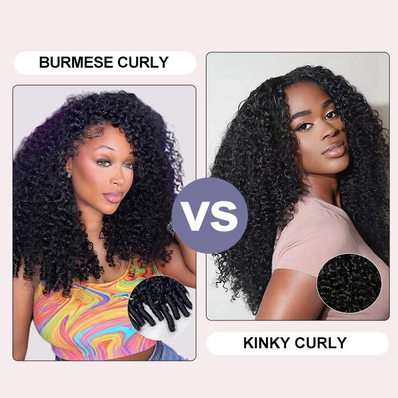Burmese Curly vs. Kinky Curly: Which Hair Texture is Right for You?