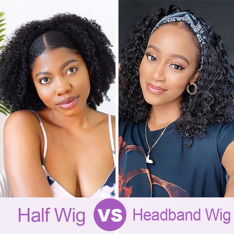 Half Wig vs. Headband Wig, What’s the Difference ?