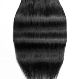 Wavymy Yaki Straight Bundles Virgin Human Hair Weave 2/3/4 Bundles Natural Black