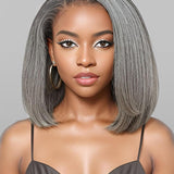 Wavymy Side Part Colored Bob Wigs 7x5 Lace Closure Wig Wear & Go Glueless Wigs Dome Cap 250% Density