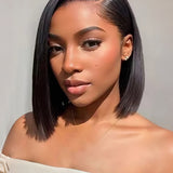 Wavymy Side Part Colored Bob Wigs 7x5 Lace Closure Wig Wear & Go Glueless Wigs Dome Cap 250% Density