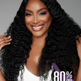 80% Off | Wavymy Water Wave M-Cap 9x6 Lace Wear & Go Glueless Pre-bleached Wig 180% Density