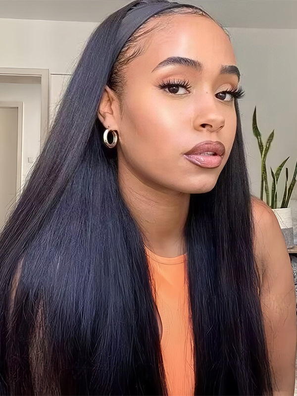Headband Wig: Easy First Wig Options for Everyday Wear 1 straight headband wig