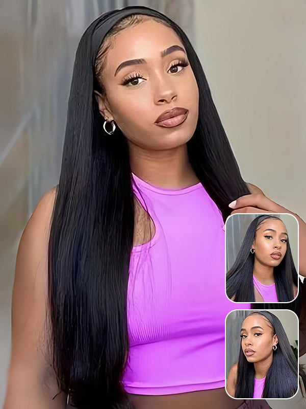 Straight Headband Wig