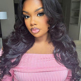 Wavymy Body Wave No Leave Out V Part Wig Human Hair Wear Go Glueless V Part Wig For Women 180% Density