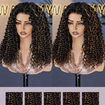 highlight half wig: cool light vs warm light