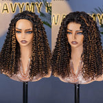 highlight water wave half wig 24 inch finished natural look