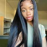CLEARANCE SALE | Straight 13*4*1 Lace Part  Wigs Pre Plucked Natural Hairline adjustable Perfectly fit belt Long Wig