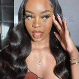 Wavymy Body Wave Headband Wig 100% Virgin Human Hair Half Wig Natural Hairline No Glue Wigs