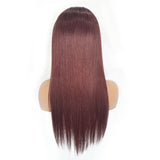 Buy 1 Get 1 | Wear Go 4x6 Reddish Brown Color Straight Wig & Deep Wave 13x4x1 Lace Part Wigs 180% Density