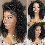 Wavymy Wear Go 5C Natural Hairline 13x4 HD Lace Wigs Glueless Kinky Curly Wigs 180% Density