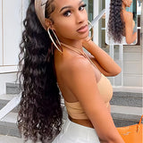 Wavymy Deep Wave Headband Wig 180% Glueless Wigs 100% Virgin Human Hair