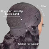 Wavymy HD Lace Wear & Go Wigs Dome Cap Glueless Deep Wave 4x6 Lace CLosure Wig 180% Density