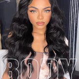 CLEARANCE SALE | Body Wave 13*4*1 Lace Part  Wigs Pre Plucked Natural Hairline adjustable Perfectly fit belt Long Wig