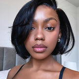 Wavymy 33# Color & 27# Color Blowout Layered Wave Bob Wigs M-Cap 9x6 Pre-Cut Lace Wear Go Glueless Wigs