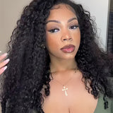 Wavymy Burmese Curly 13x6 Max Lace Frontal Wear & Go Wigs Dome Cap Glueless Wigs 180% Density