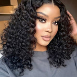 CLEARANCE SALE | Deep Wave 13x4x1 Lace Part Wigs Human Hair Wig 180% Density