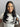 22 inch black straight layered glueless wig