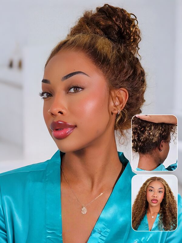 360 glueless wig