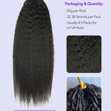 Wavymy Burmese Curly Feather Crochet Human Hair Boho Braids Time-Saving & Lightweight Hair Extension