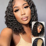 CLEARANCE SALE | Loose Deep 13x4x1 T-Part Lace Wigs Human Hair Short Bob Wig