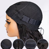 Wavymy Upgrade Afro Curly Glueless V Part Wig Human Hair Wear Go No Leave Out V Part Wig For Women 180% Density
