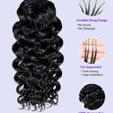 Wavymy Burmese Curly Feather Crochet Human Hair Boho Braids Time-Saving & Lightweight Hair Extension