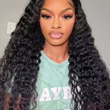 Wavymy 13x4 Kinky Curly HD Lace Frontal Wig Virgin Hair Pre Plucked With Baby Hair