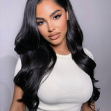 Wavymy HD Lace Wigs Body Wave 13x4 Lace Front Wig Human Hair Wigs Pre Plucked