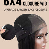 Buy 1 Get 1 | Wear Go Straight 4x6 HD Lace Closure Wigs & Water Wave 13x4x1 Lace Part Wigs 180% Density