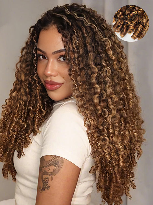 Highlight Burmese Curly Wig