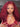 burgundy Burmese curly wig