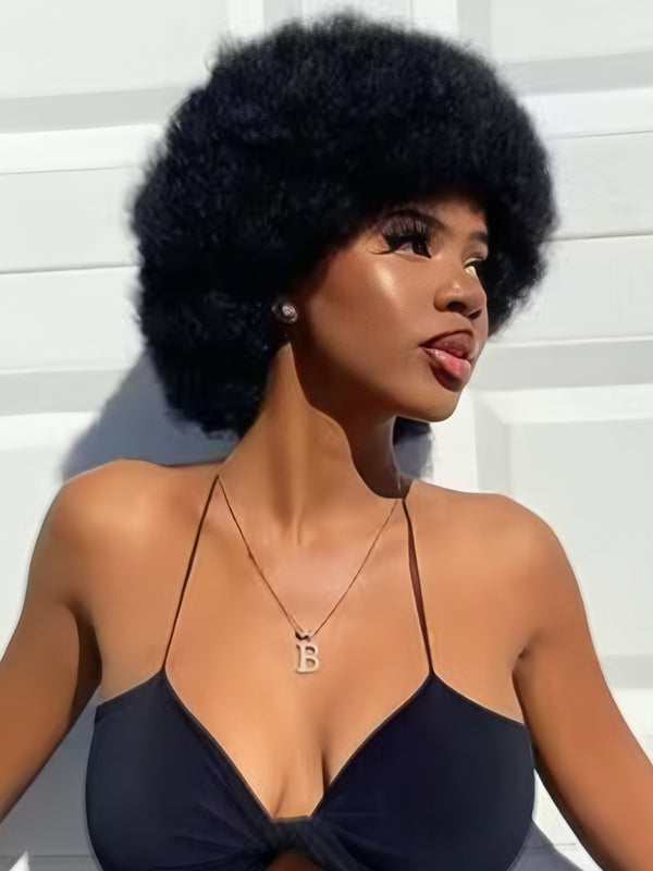 natural black pixie wig