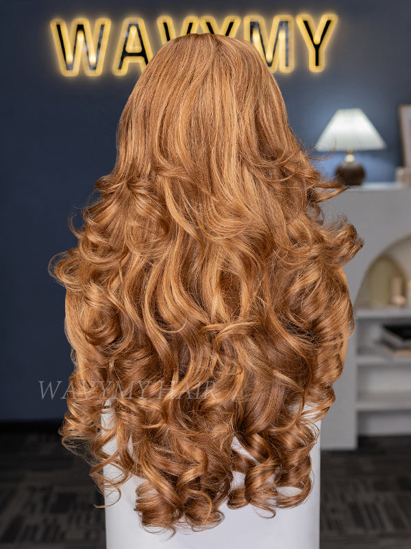 Wavymy Blonde Highlight Layered Cut Body Wave Wear Go  display picture 3