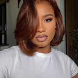 Wavymy 33# Color & 27# Color Blowout Layered Wave Bob Wigs M-Cap 9x6 Pre-Cut Lace Wear Go Glueless Wigs